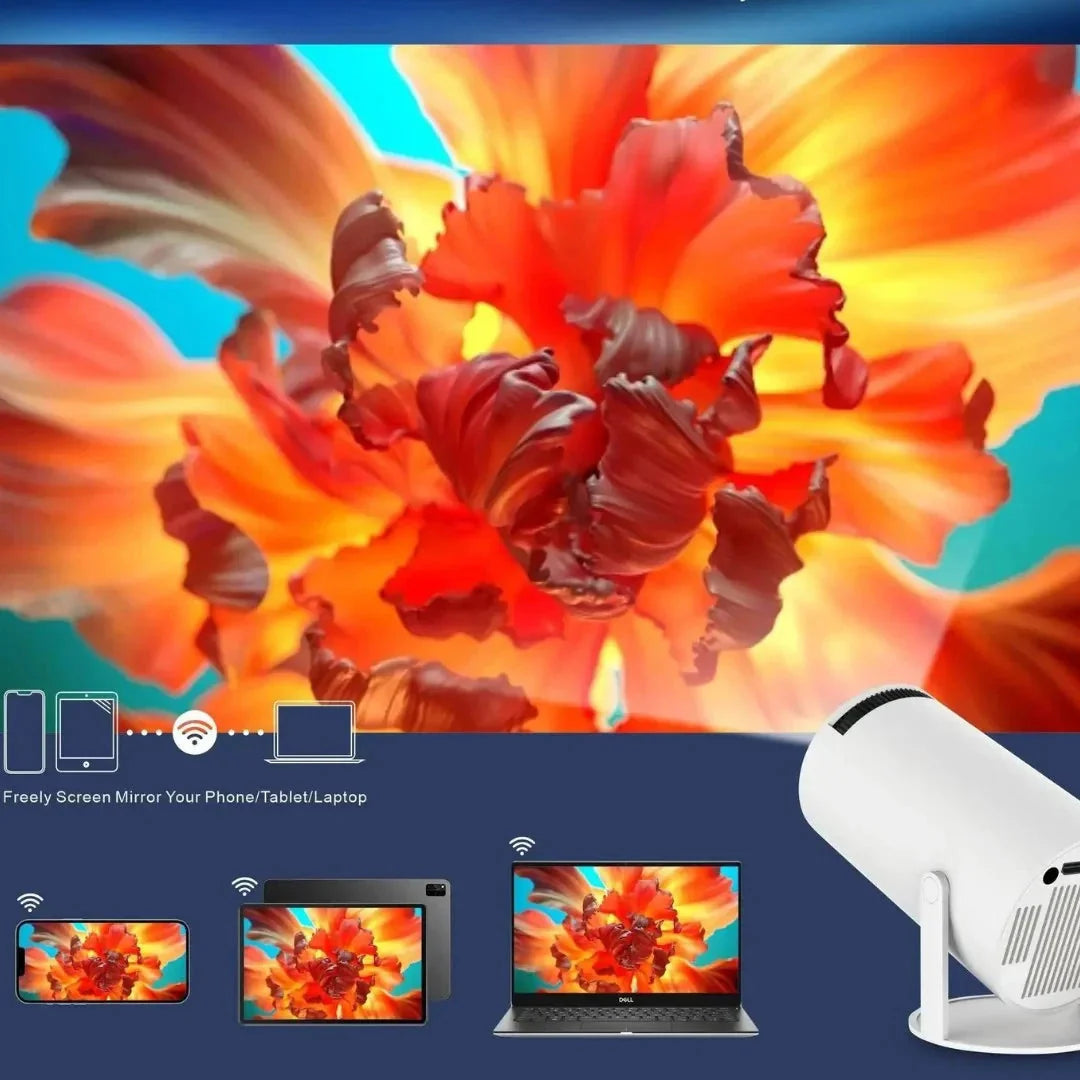 Proyector Led GAMER con Android 4K