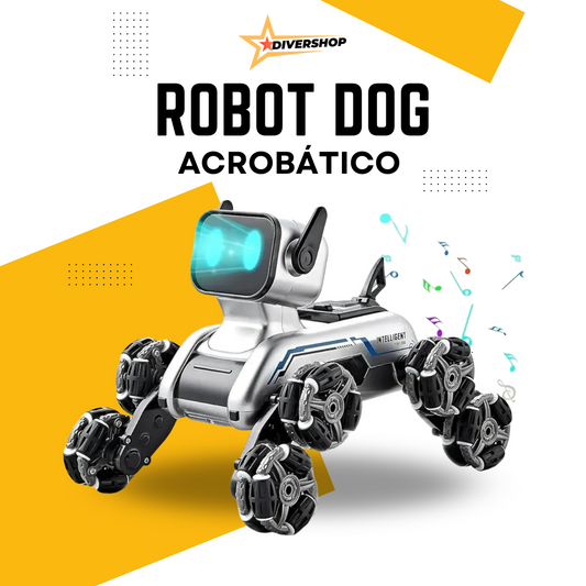 Robot Dog Acrobático a Control Remoto Luz y Sonido