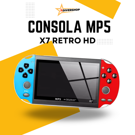 Consola De Juegos Mp5 X7 Enhanced 8gb Portátil Retro Hd