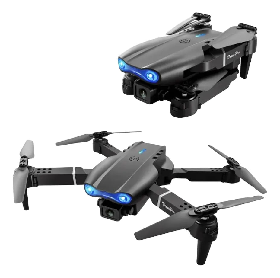 Super Drone Portatil Wifi Dual Cámara Hd + 2 Baterías