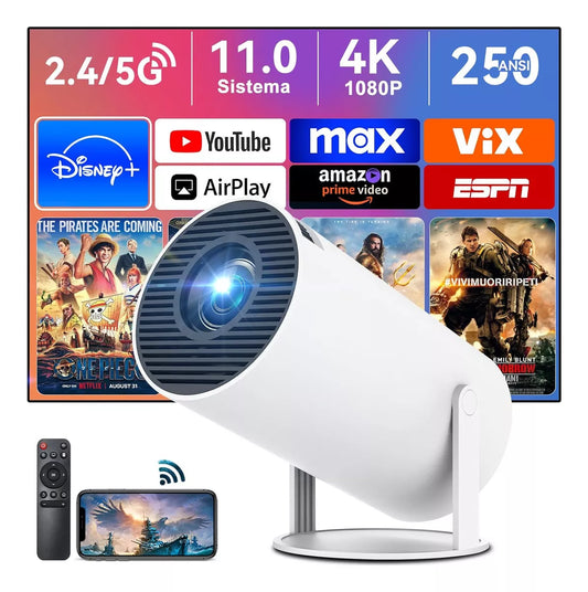 Proyector Led Smart HY300 Profesional Wifi Bluetooth inteligente