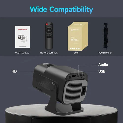 Proyector LED Hy320 Mini 4k Ultra Android