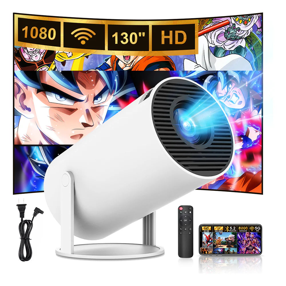 Proyector Led Smart HY300 Profesional Wifi Bluetooth inteligente