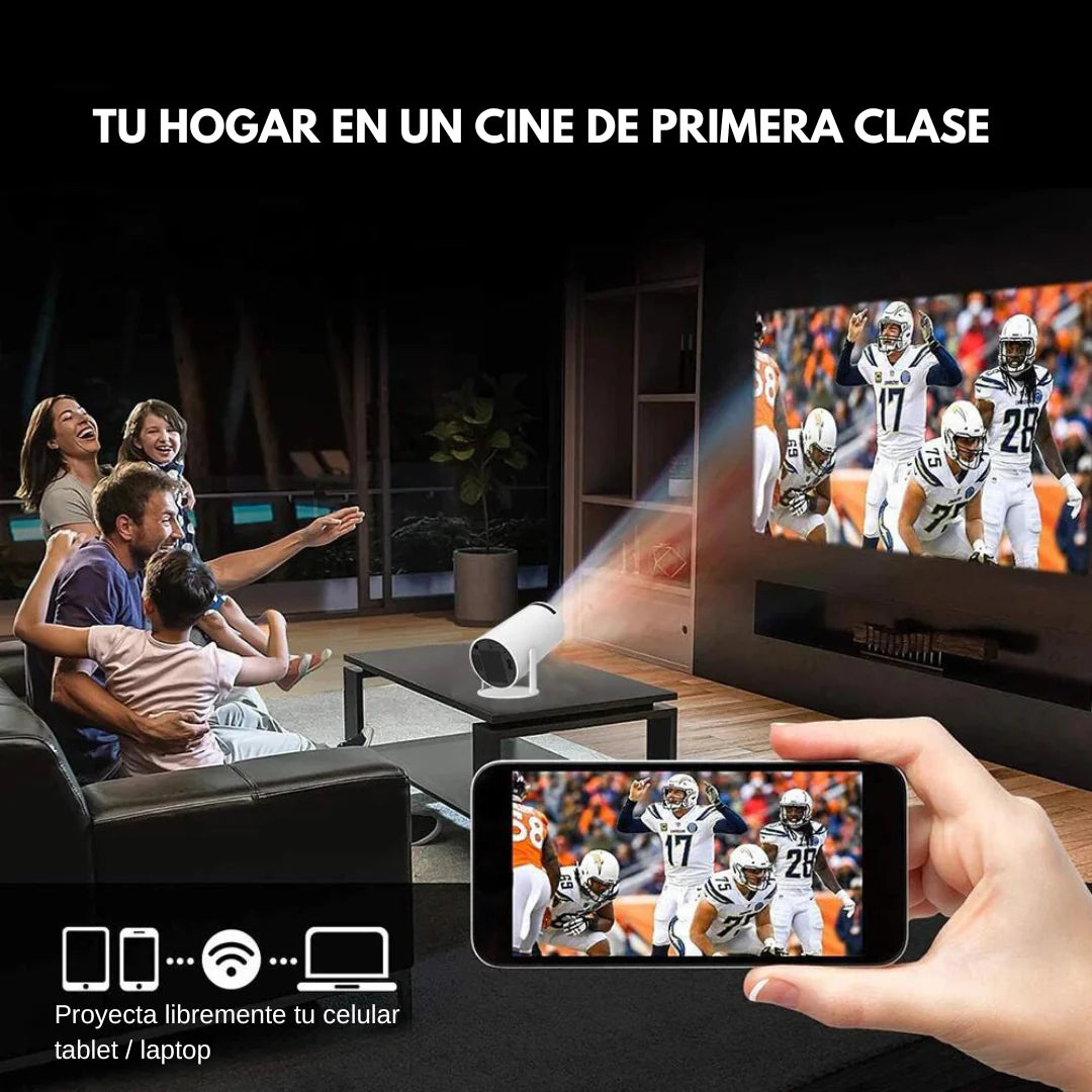 Proyector Led Smart HY300 Profesional Wifi Bluetooth inteligente