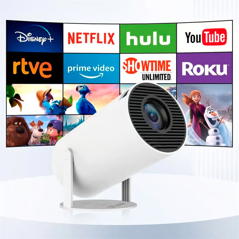 Proyector Led GAMER con Android 4K