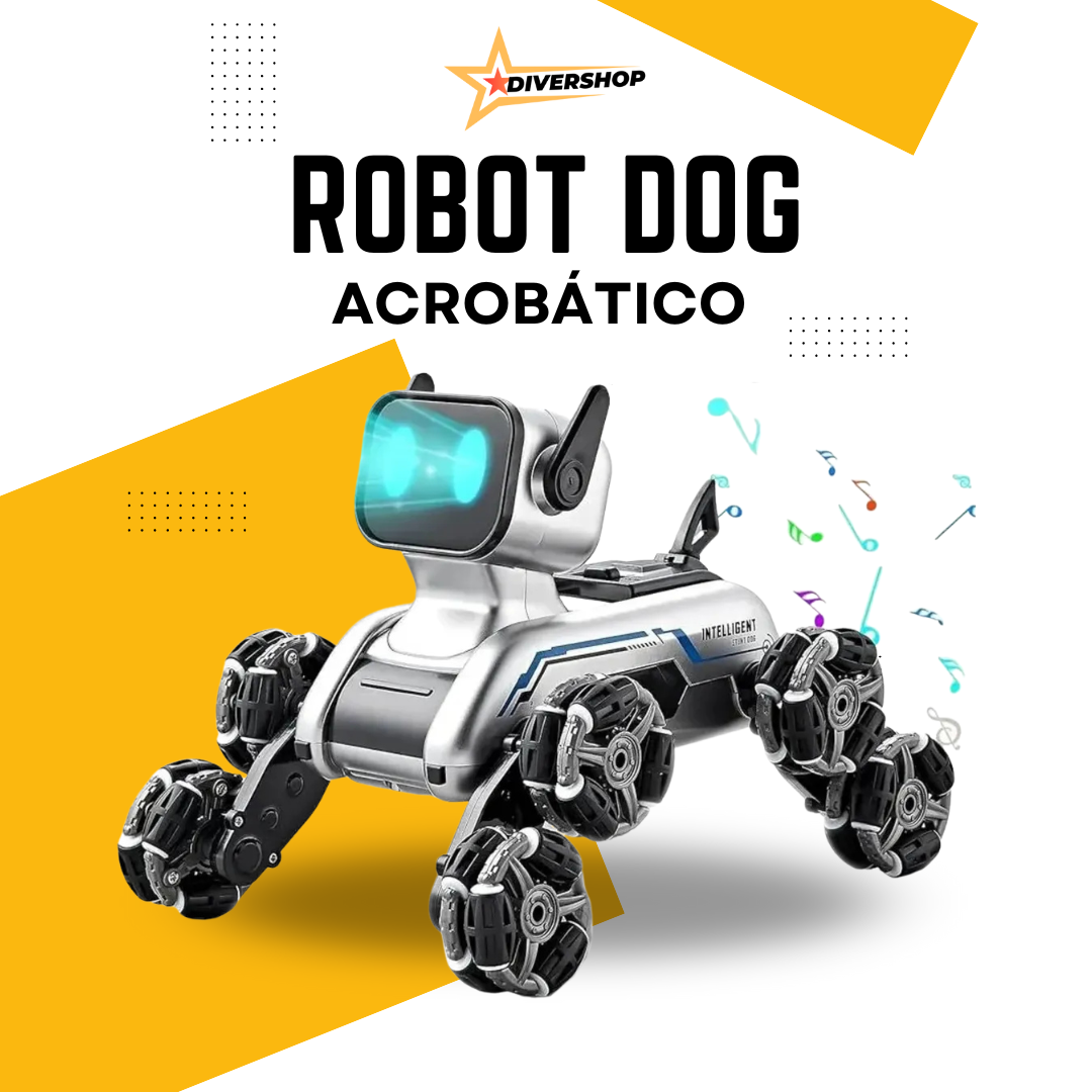 Robot Dog Acrobático a Control Remoto Luz y Sonido