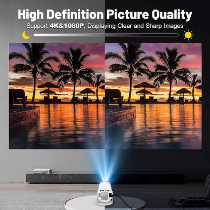 Proyector Led Smart HY300 Profesional Wifi Bluetooth inteligente