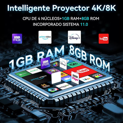 Proyector Led Smart HY300 Profesional Wifi Bluetooth inteligente